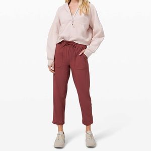 Like new Lululemon Beyond the Studio Crop Savannah